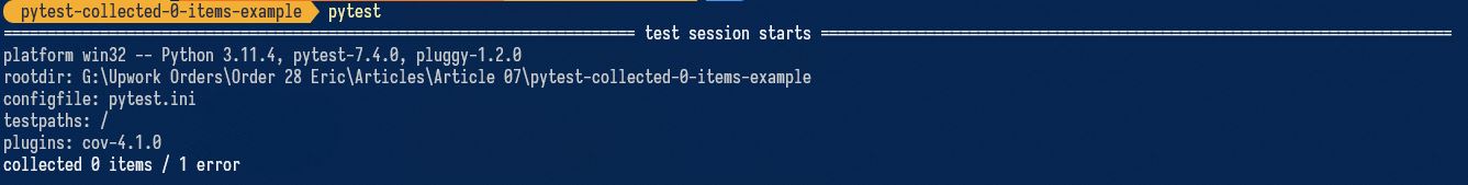 pytest-collected-0-items