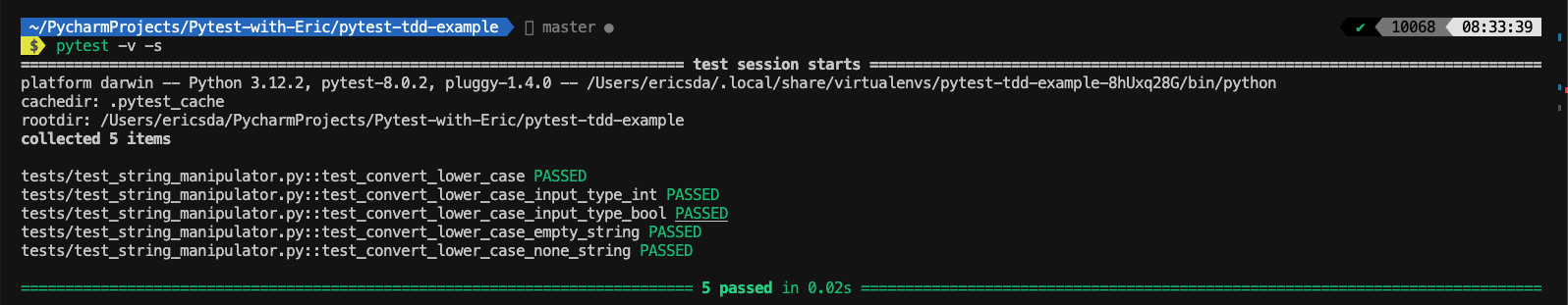 pytest-tdd-11 pytest-tdd-11