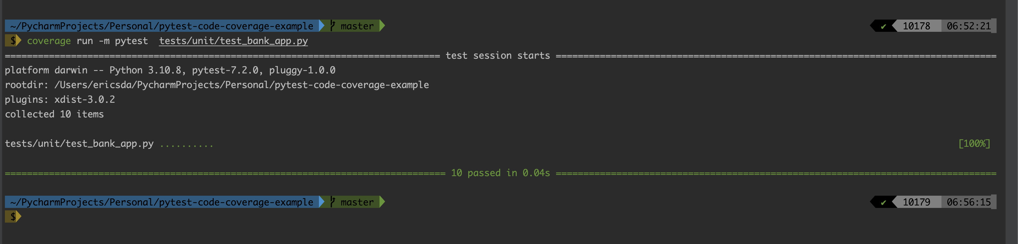 pytest-code-coverage-report-run-tests-cli