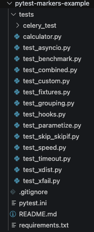 pytest-markers-project-structure