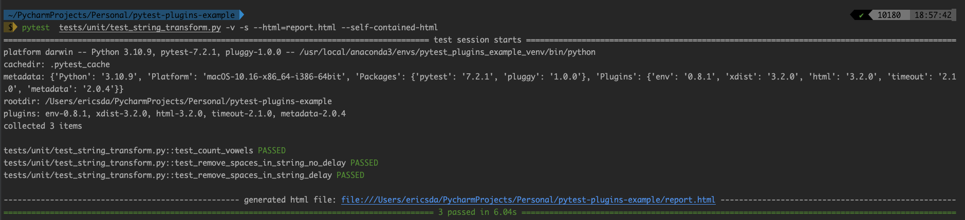 pytest-plugins-html